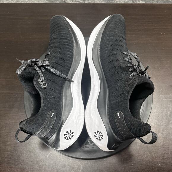 Nike Womens Size 8 ReactX Infinity Run 4 Low Black White Lace Up Athletic Shoes - Picture 9 of 10